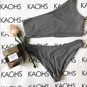 KAOHS Jimi Bikini Bottoms in Gingham